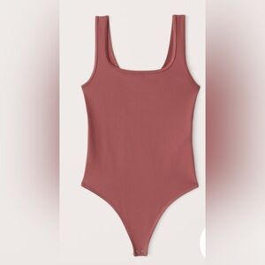 Abercrombie & Fitch Seamless Tank Bodysuit - Rust Color - Size Large